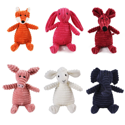 Dog Corduroy Toys  Animal Shape Plush