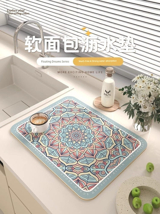 Absorbent Kitchen Tabletop Mat