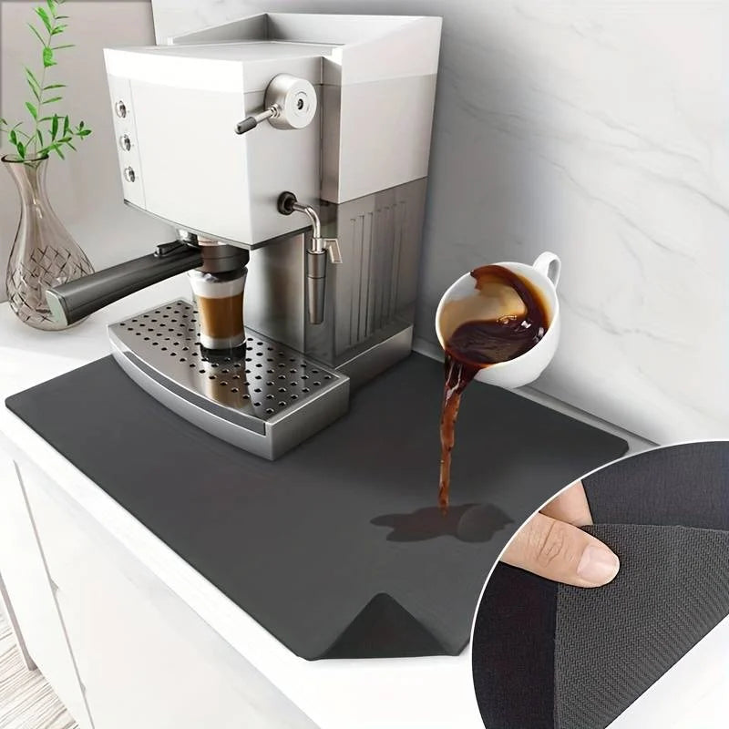 Absorbent Coffee Mat for Kitchen Counter