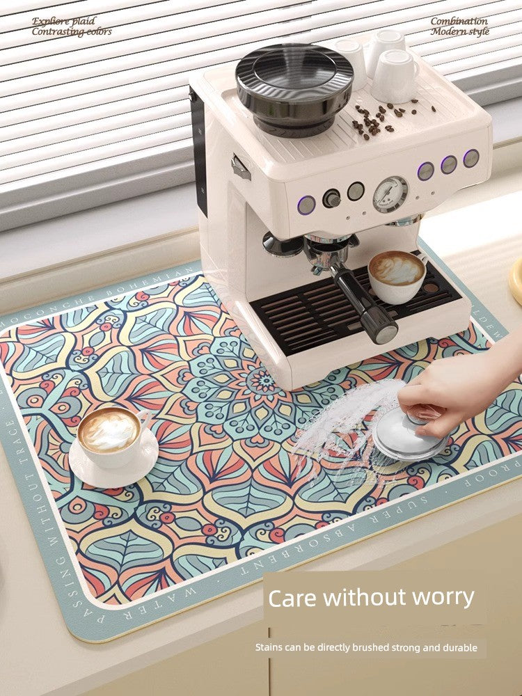 Absorbent Kitchen Tabletop Mat