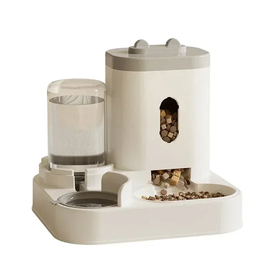 Automatic Feeder Food Bowl With Water Fountain