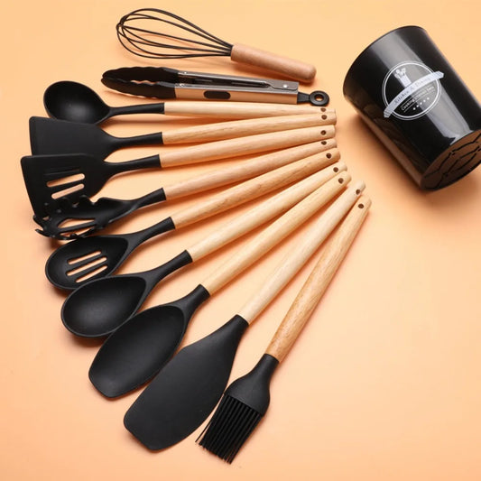 12pcs Premium Silicone Kitchen Utensils